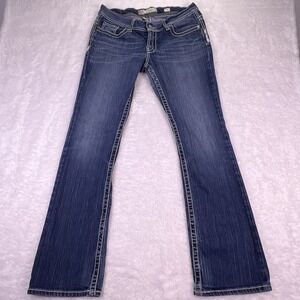 BKE Payton Women's 30L‎ Bootcut Denim Jeans Thick Stitch 32x32